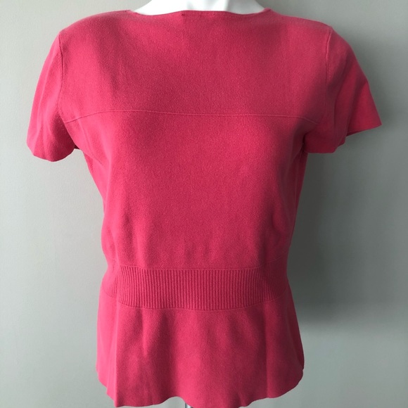 Trio (All 3) Ann Taylor Tops - Pink Lt Blue Navy - Picture 7 of 8